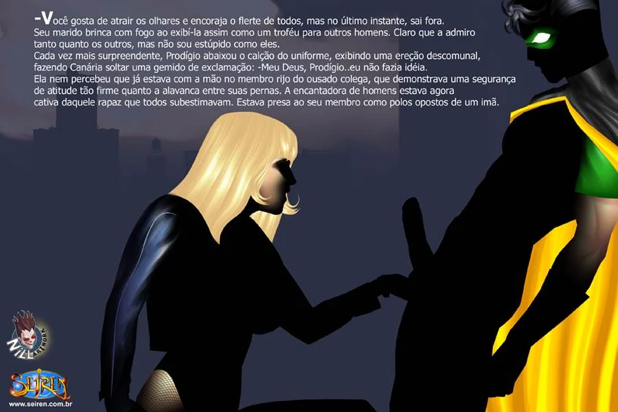 Canário Negro – Quadrinhos Pornô – Sem Censura