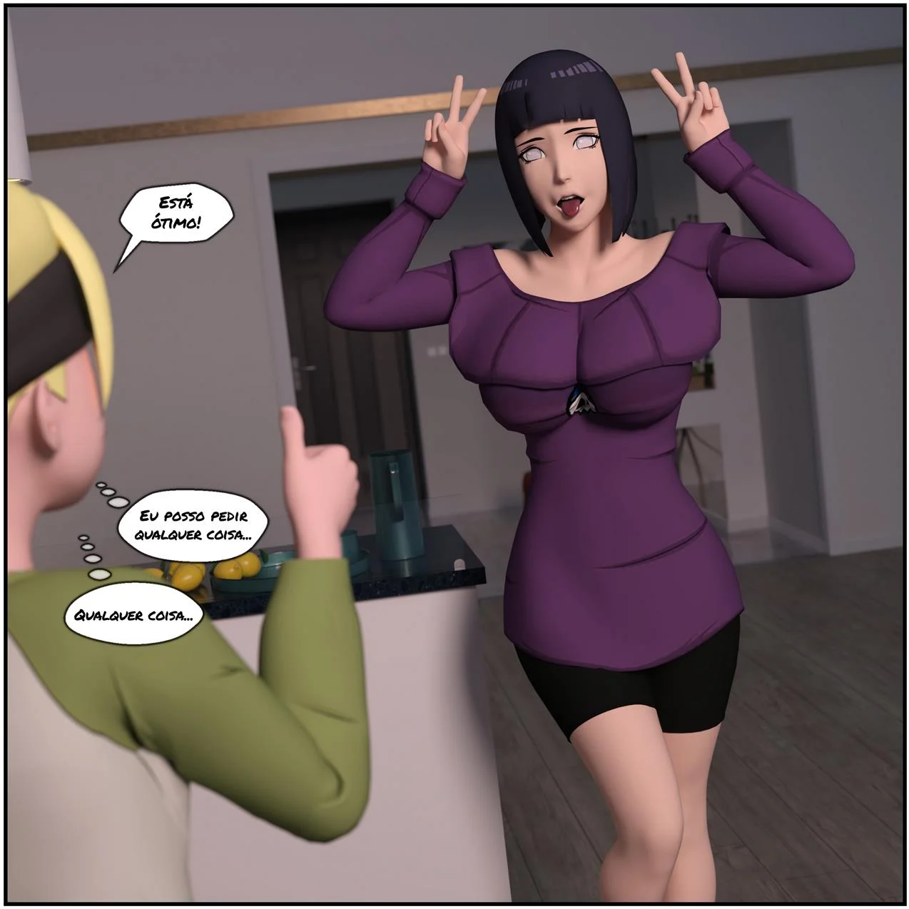 Boruto e o pergaminho do Jiraiya – Hentai Incesto – Versão Completa