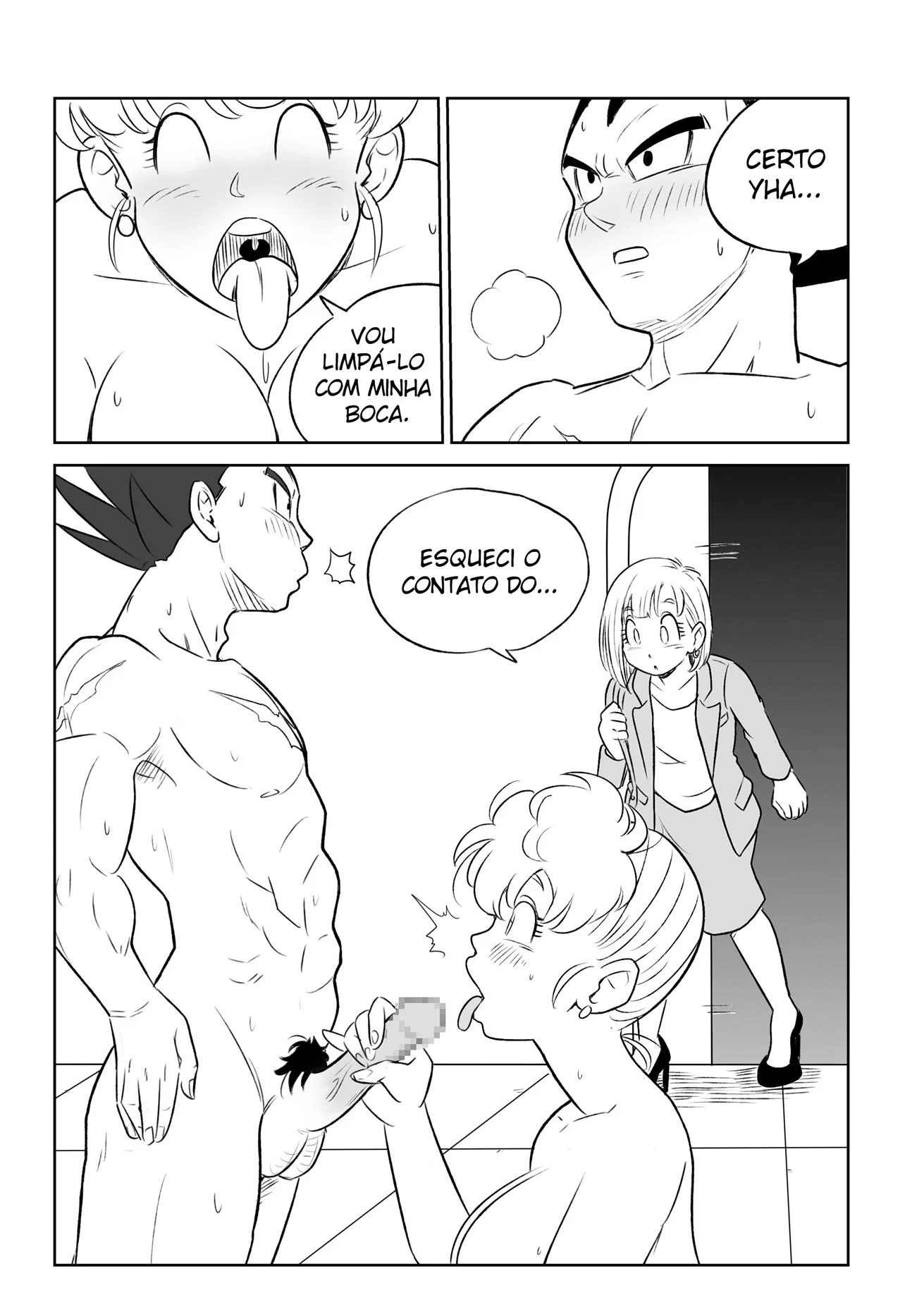A sogra safada de Vegeta – Manga Hentai – Traduzido para Português