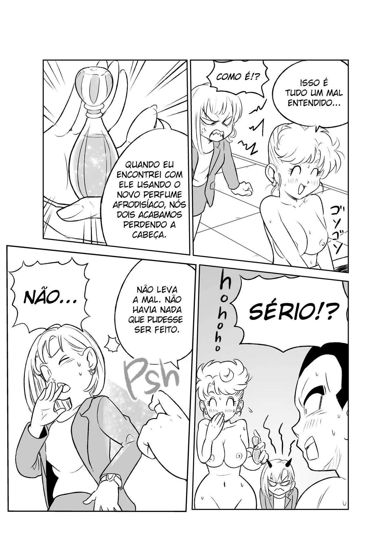 A sogra safada de Vegeta – Manga Hentai – Traduzido para Português