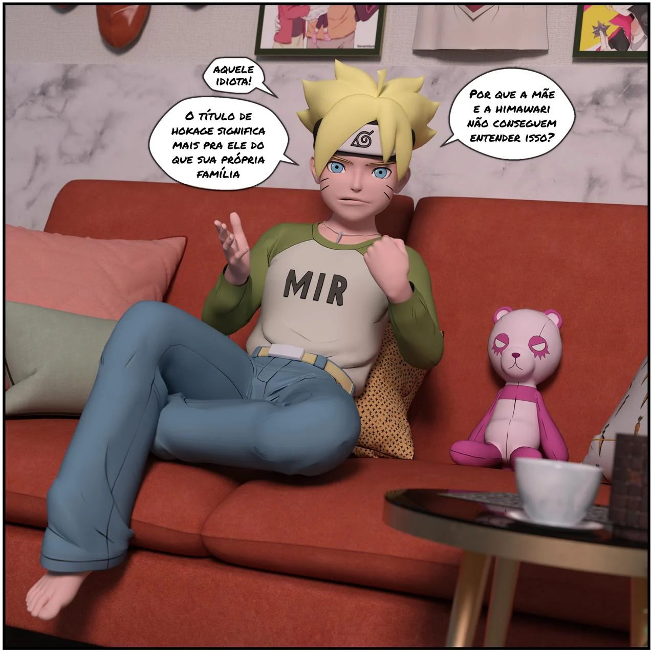 Boruto e o pergaminho do Jiraiya – Hentai Incesto – Versão Completa