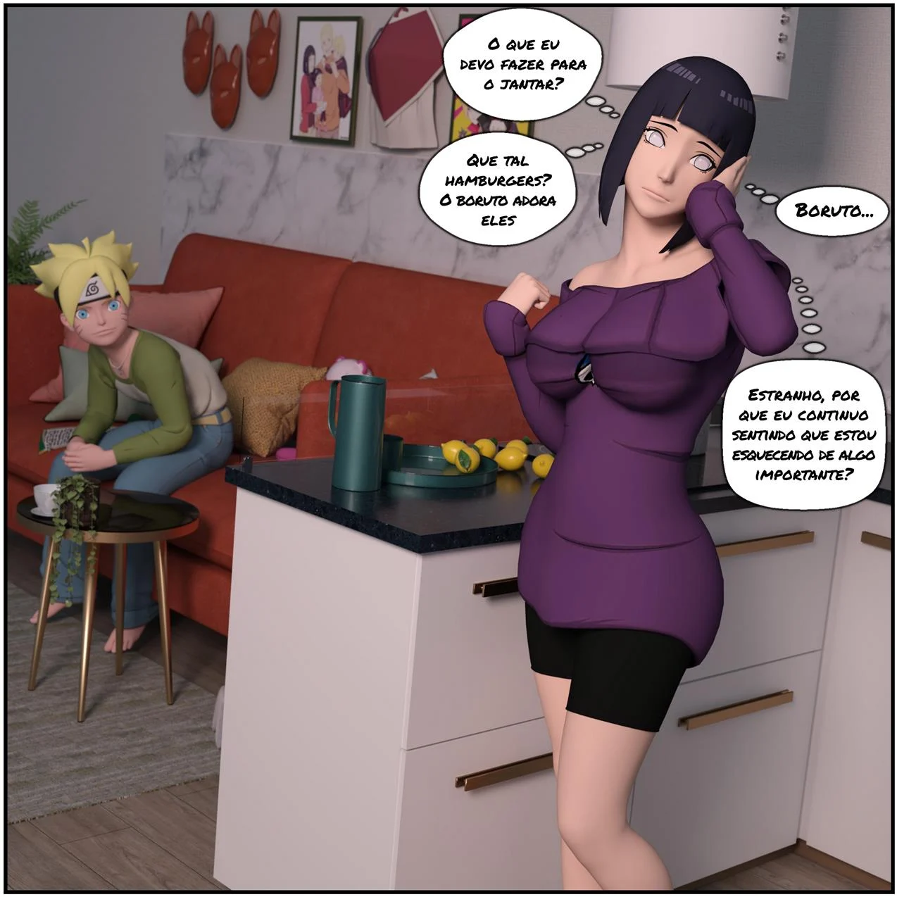 Boruto e o pergaminho do Jiraiya – Hentai Incesto – Versão Completa