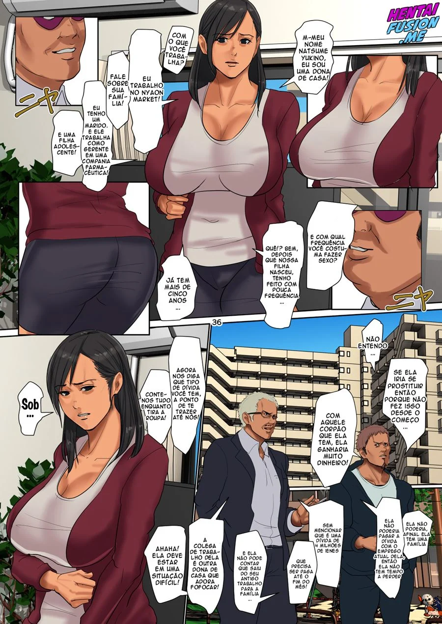 Casada Pagando Dívidas – HQ de Sexo – Falas em PT-BR
