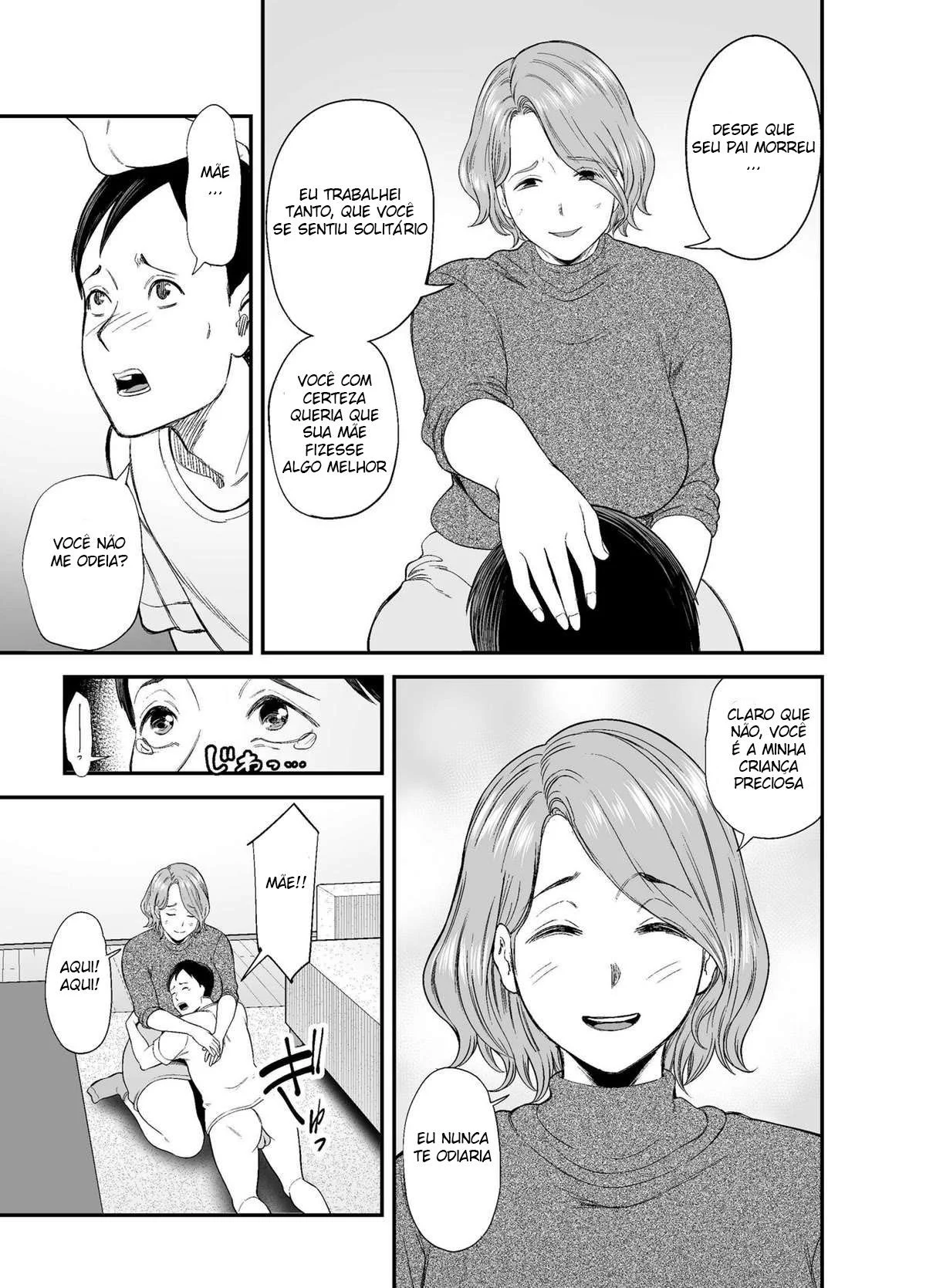 A Bunda da Mamãe é Muito Sexy – Hentai Preto e Branco – Sem Cortes