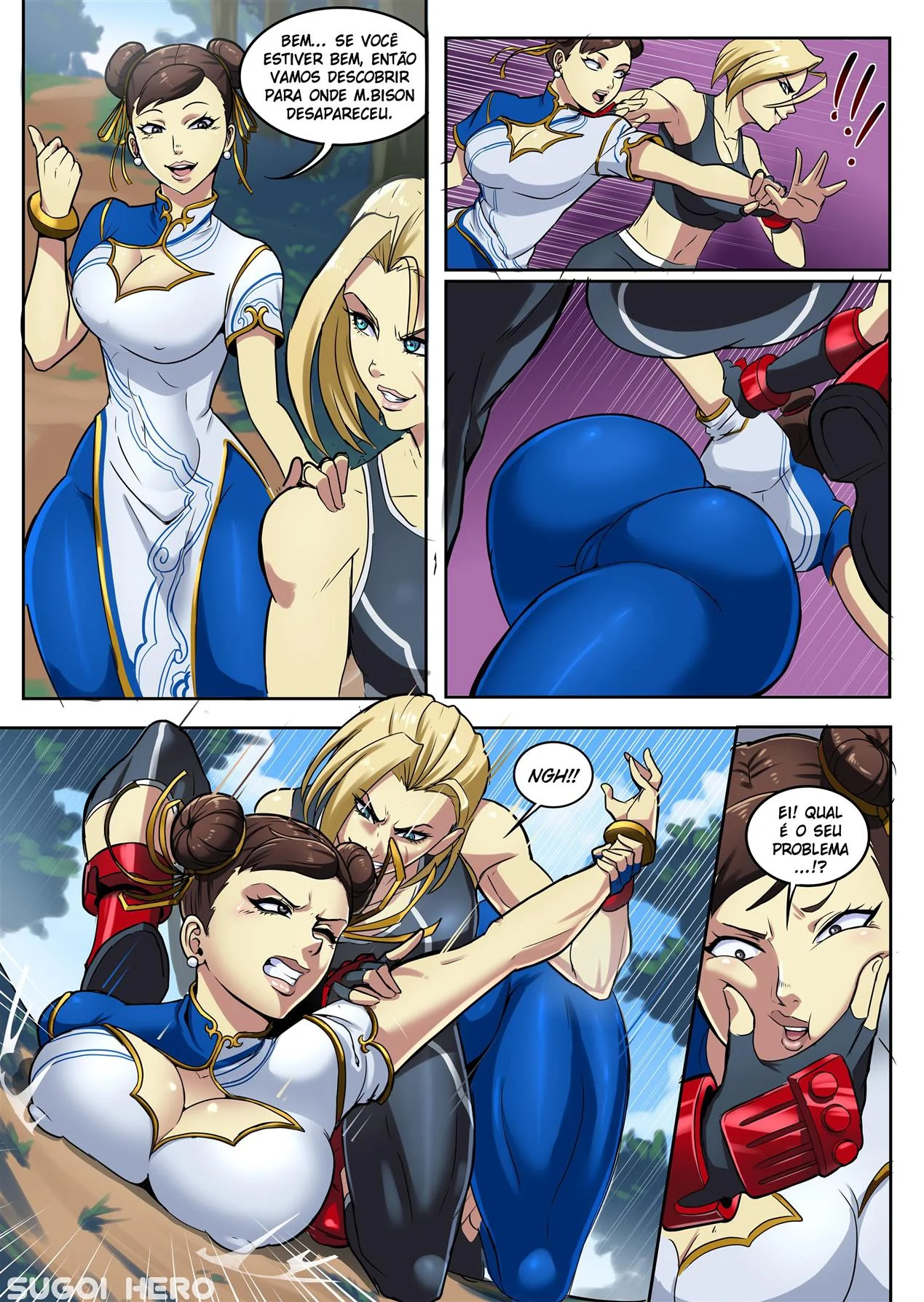 Cammy e Chun Li fodendo – Street Fighter Pornô – Sem Cortes