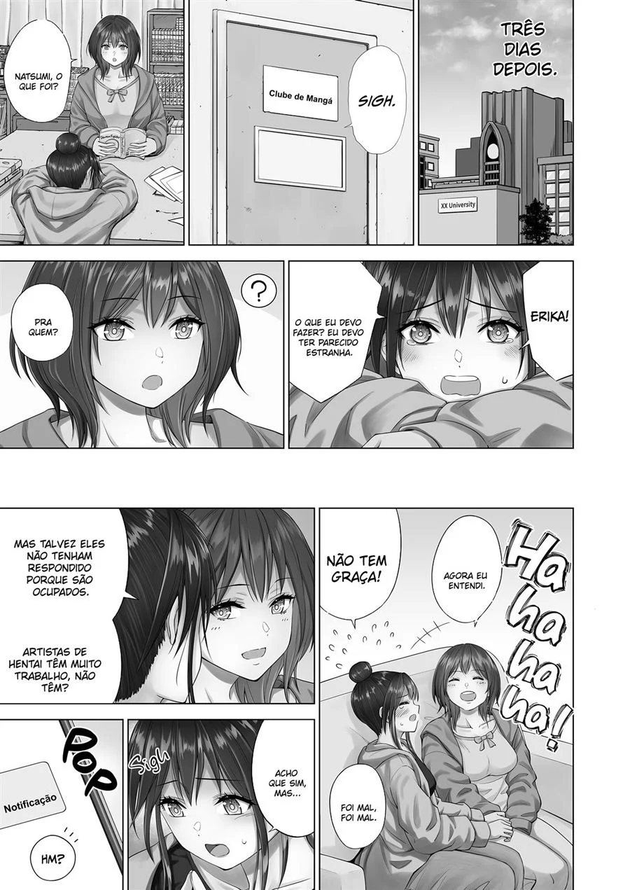 A Imaginação Selvagem de Natsumi – Hentai Preto e Branco – Versão PT-BR