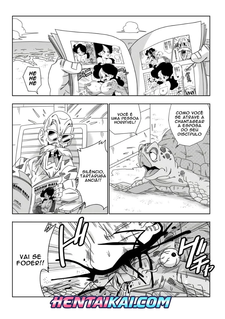 Andróide 18 vs Mestre Kame – Dragon Ball Porno – Sem Censura