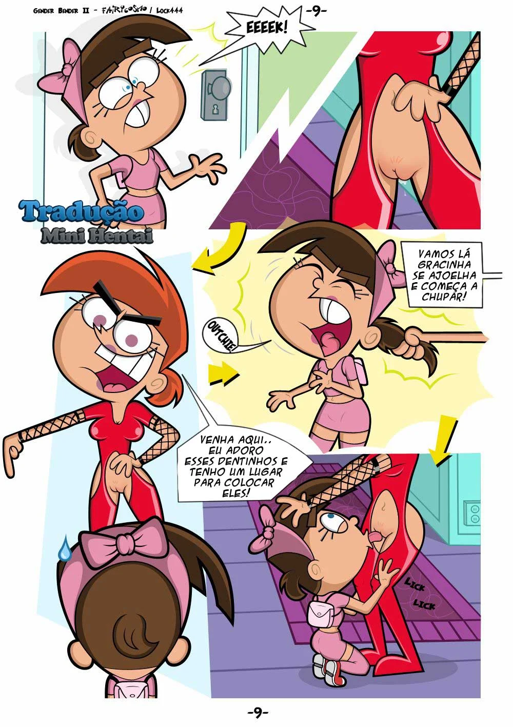 Cartoon Hentai Os Padrinhos Mágicos – Cartoon Pornô – Falas em PT-BR