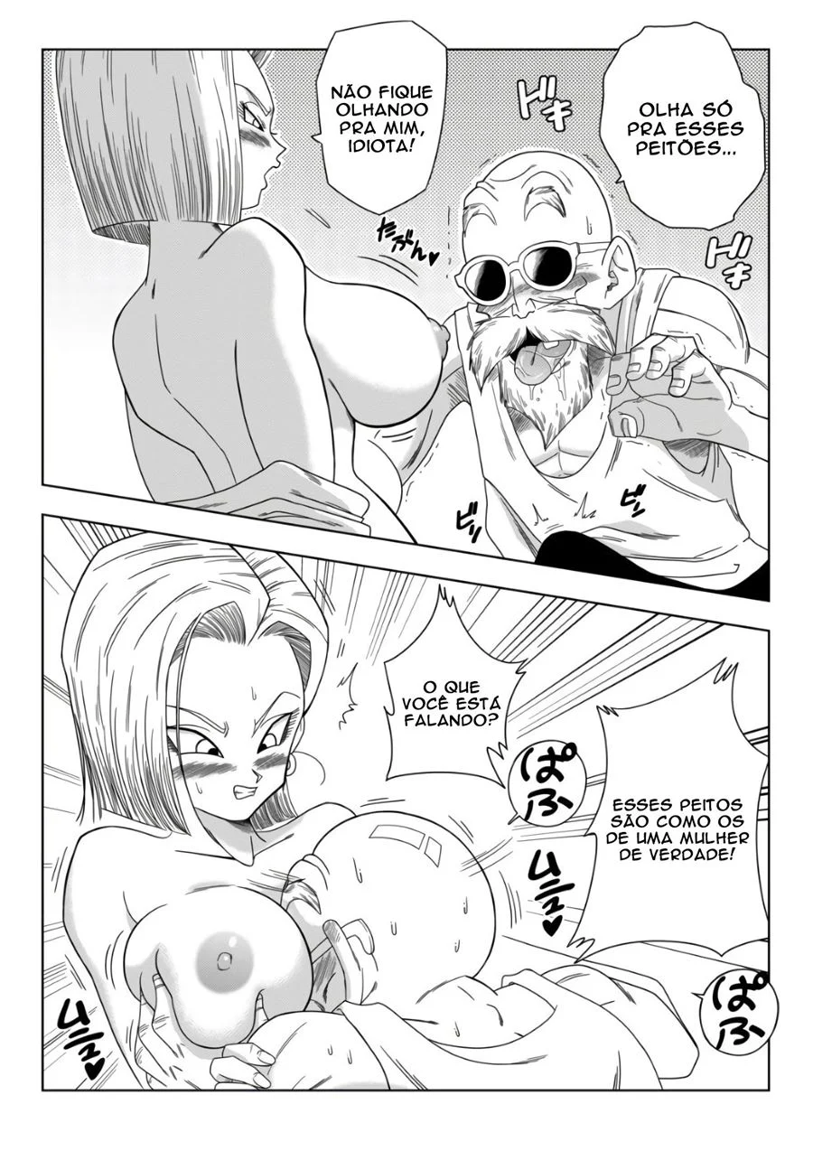 Andróide 18 vs Mestre Kame – Dragon Ball Porno – Sem Censura