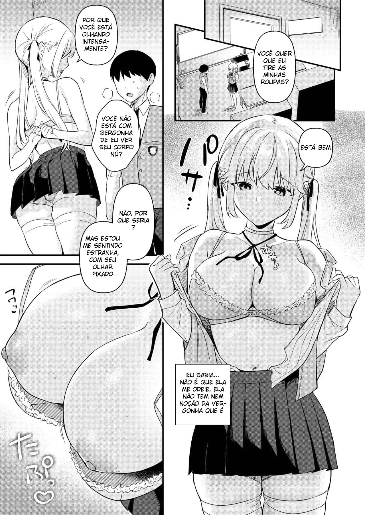 Boneca Empregada Sexual – Hentai Preto e Branco – Traduzido para Português