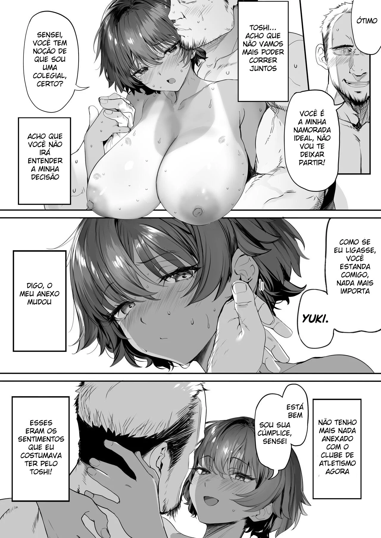 A História De Como Uma Amiga de Infância do Clube de Atletismo, Se Tornou Uma Vadia Do Treinador – Mundo Hentai – Falas em PT-BR