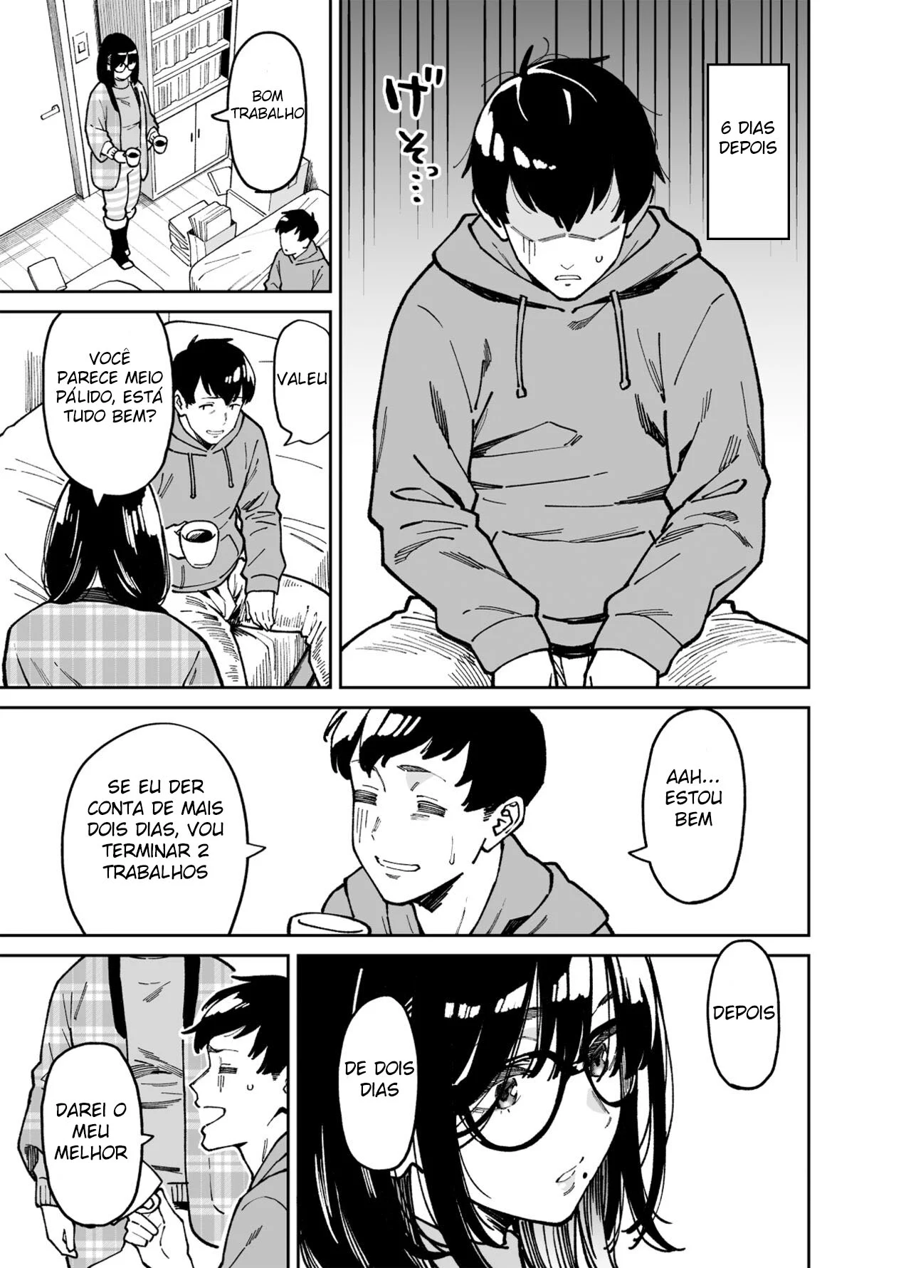 Comfortado pela Garota Desajeitada da Porta ao Lado 2 – Doujinshi – Versão Completa