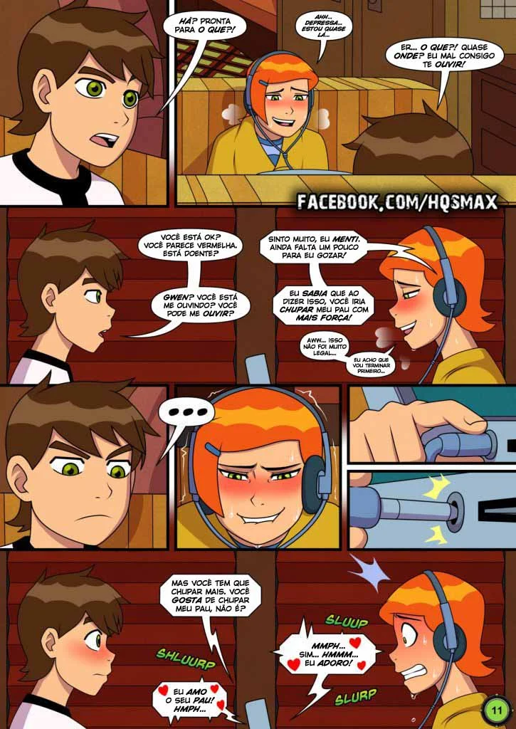 Ben 10 quadrinhos porno gozando na buceta da priminha – Ben 10 – Traduzido para Português