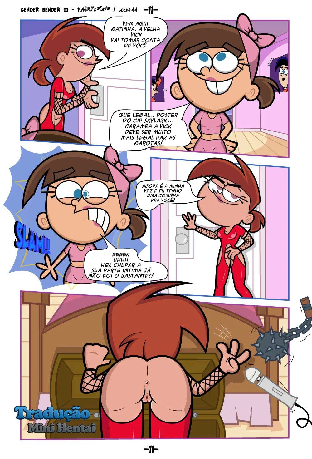 Cartoon Hentai Os Padrinhos Mágicos – Cartoon Pornô – Falas em PT-BR