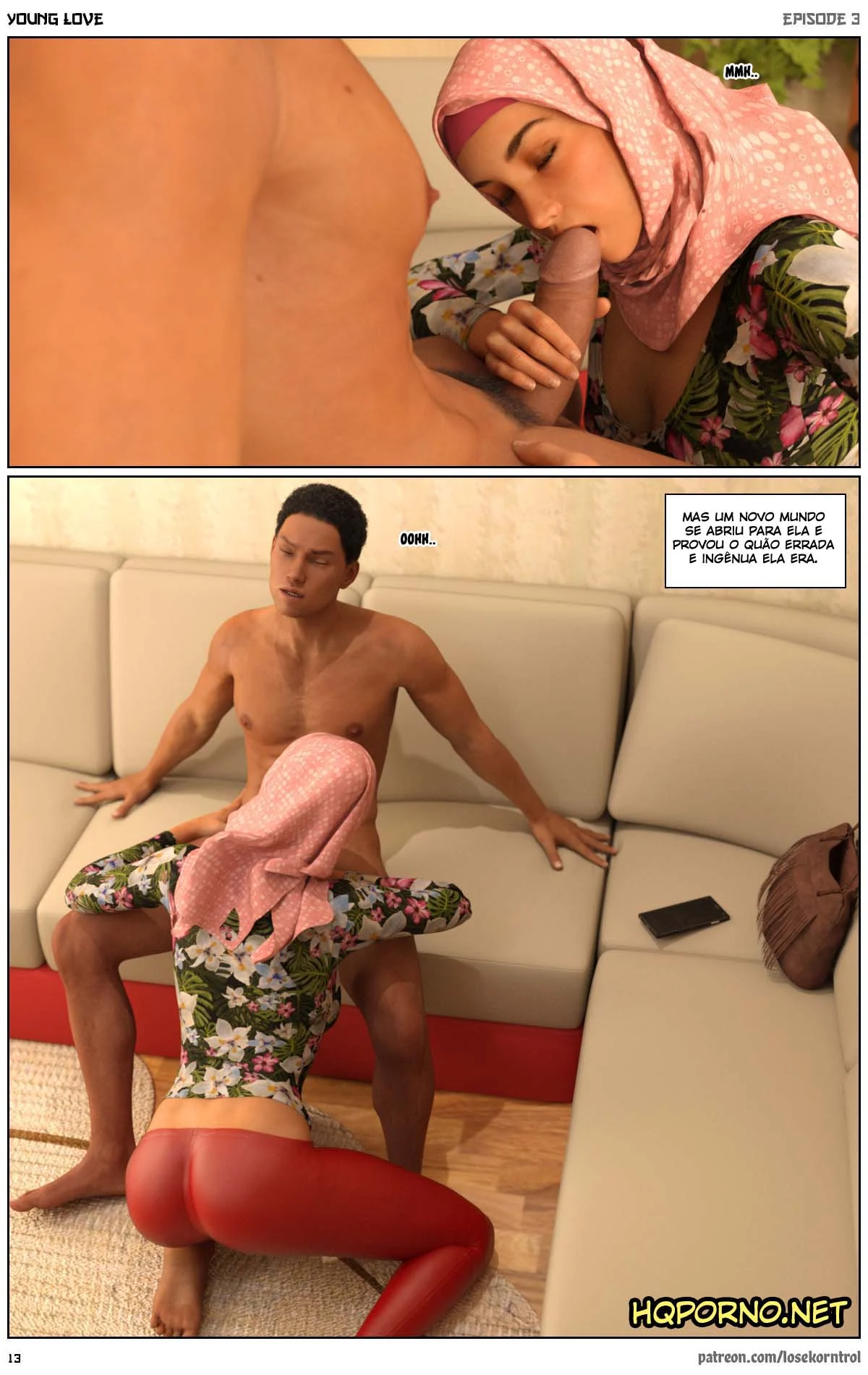 3D quadrinhos pornô: Jovem amor parte 3 – Hentai 3D – Sem Censura