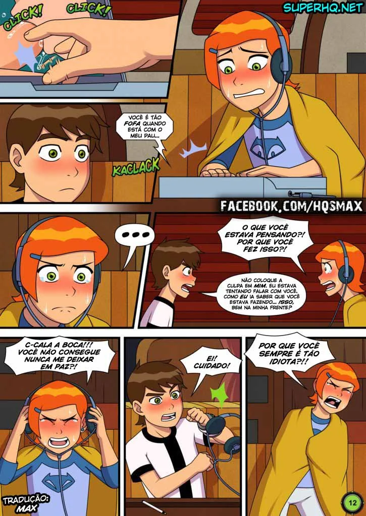 Ben 10 quadrinhos porno gozando na buceta da priminha – Ben 10 – Traduzido para Português