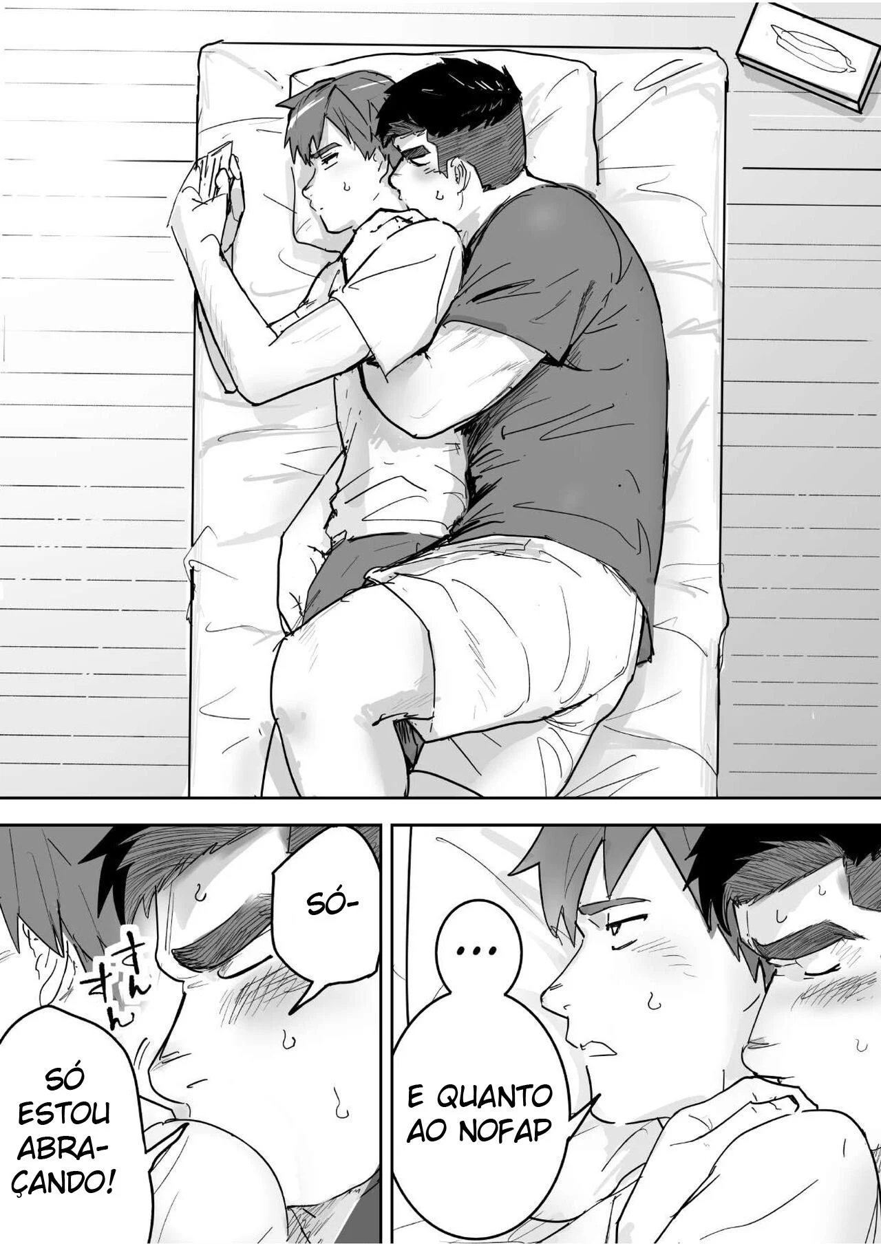 A História De Um Estudante Que Se Restringe Sexualmente, Mas Acaba Explodindo de Tesão – Hentai Gay – Versão em Português