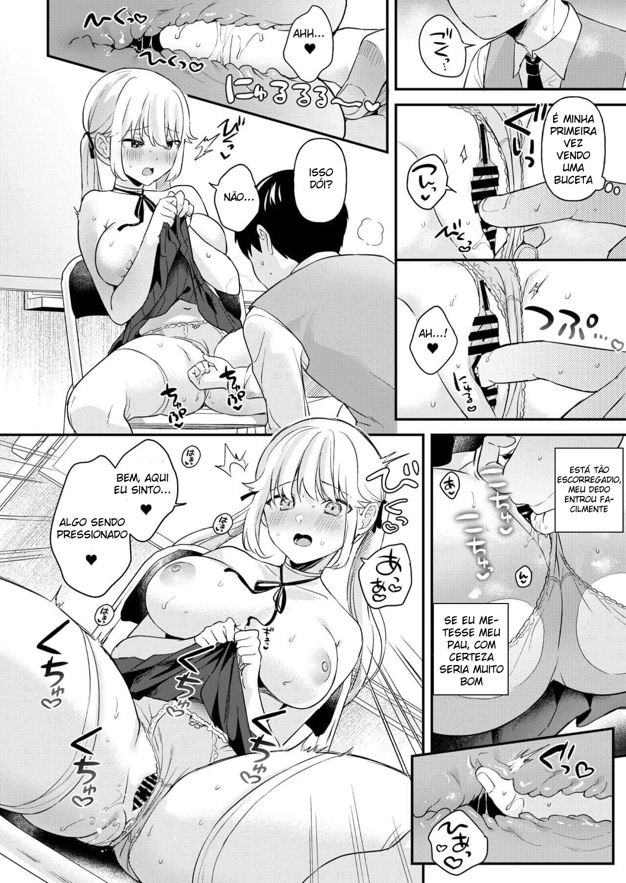 Boneca Empregada Sexual – Hentai Preto e Branco – Traduzido para Português