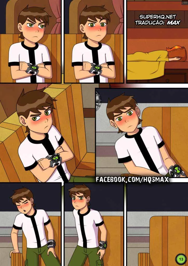 Ben 10 quadrinhos porno gozando na buceta da priminha – Ben 10 – Traduzido para Português