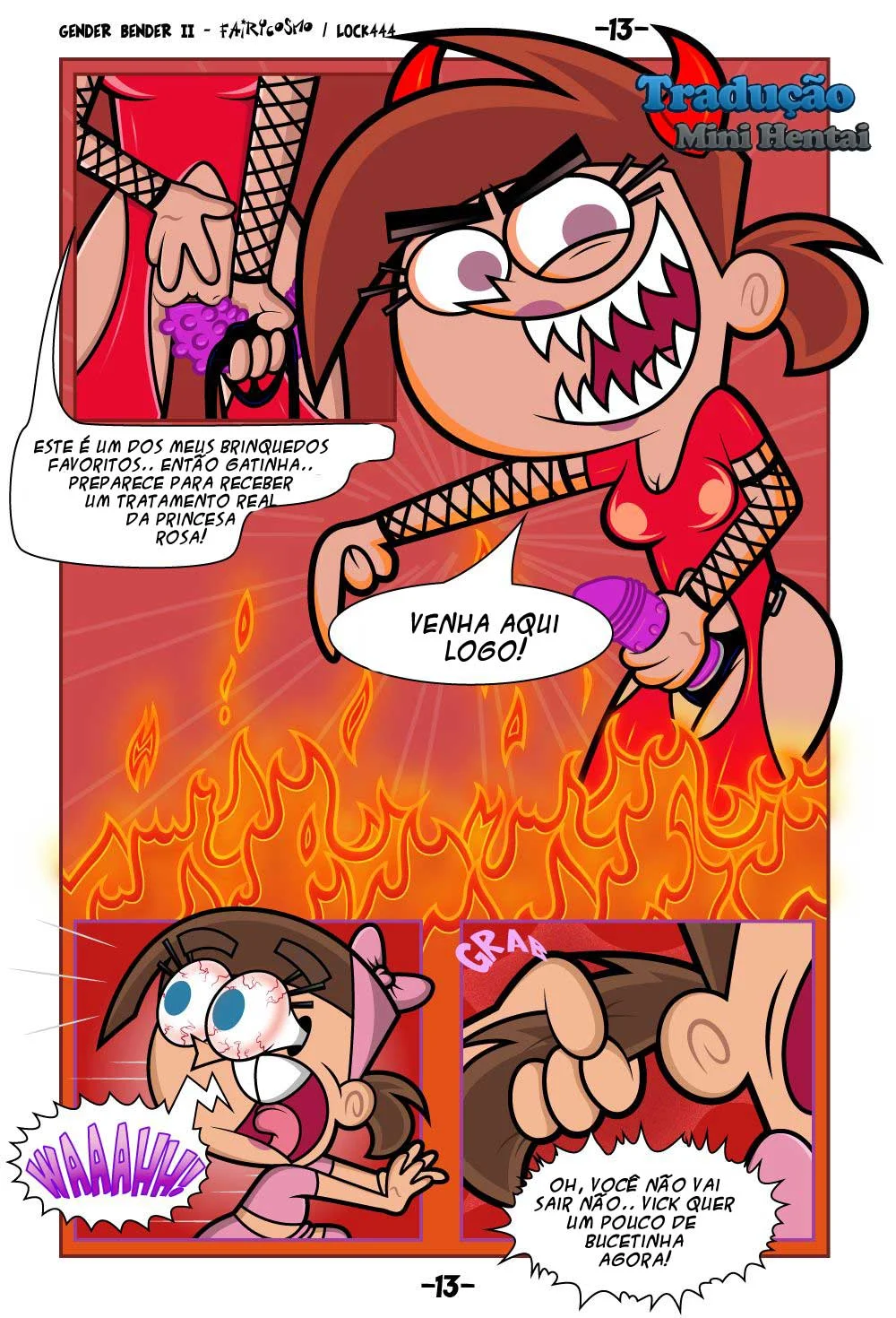 Cartoon Hentai Os Padrinhos Mágicos – Cartoon Pornô – Falas em PT-BR