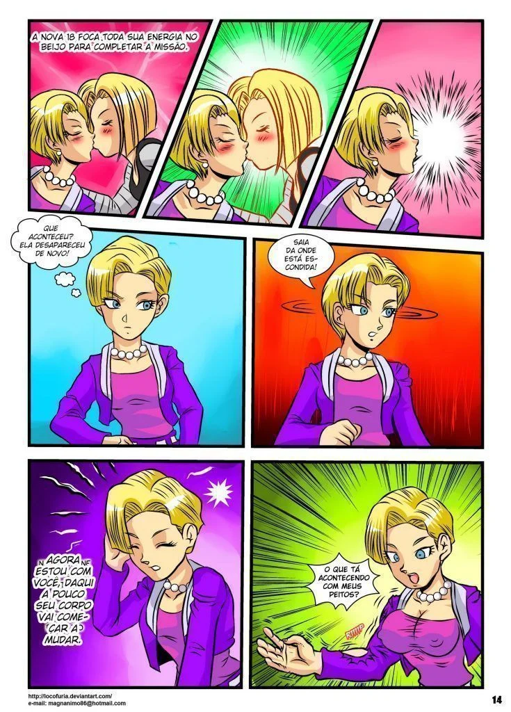 Android 18 Pelada Hentai Lésbico – Dragon Ball Porno – Alta Qualidade em PT-BR