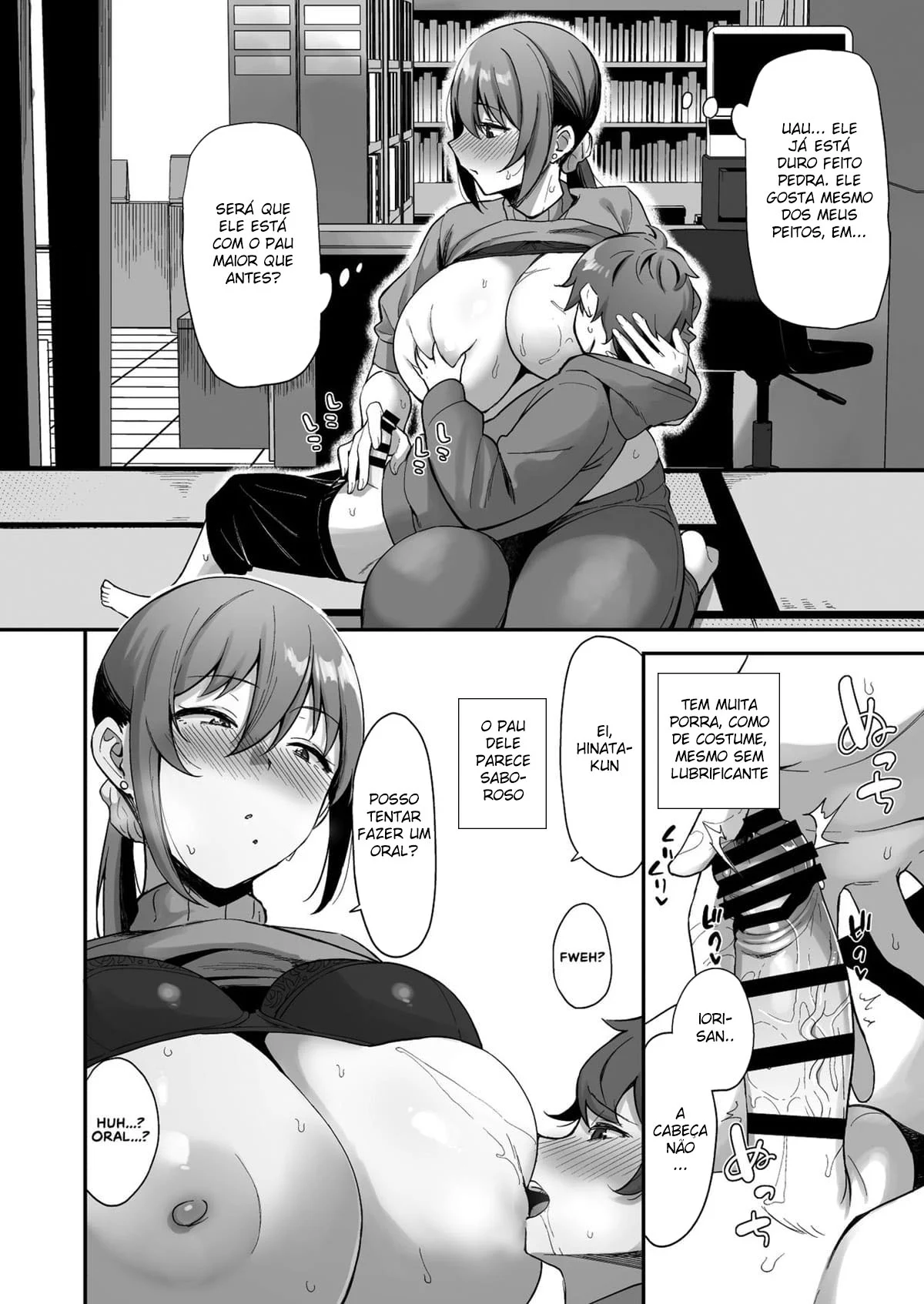 Com a Moça da Livraria Velha – Hentai – Português do Brasil