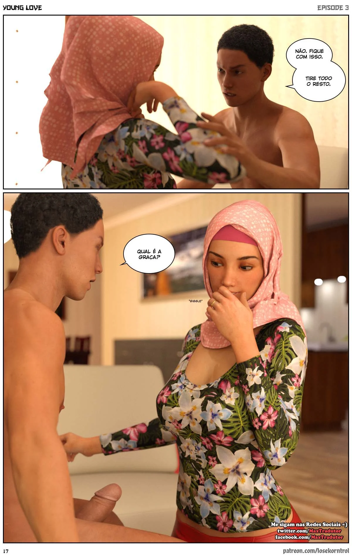 3D quadrinhos pornô: Jovem amor parte 3 – Hentai 3D – Sem Censura