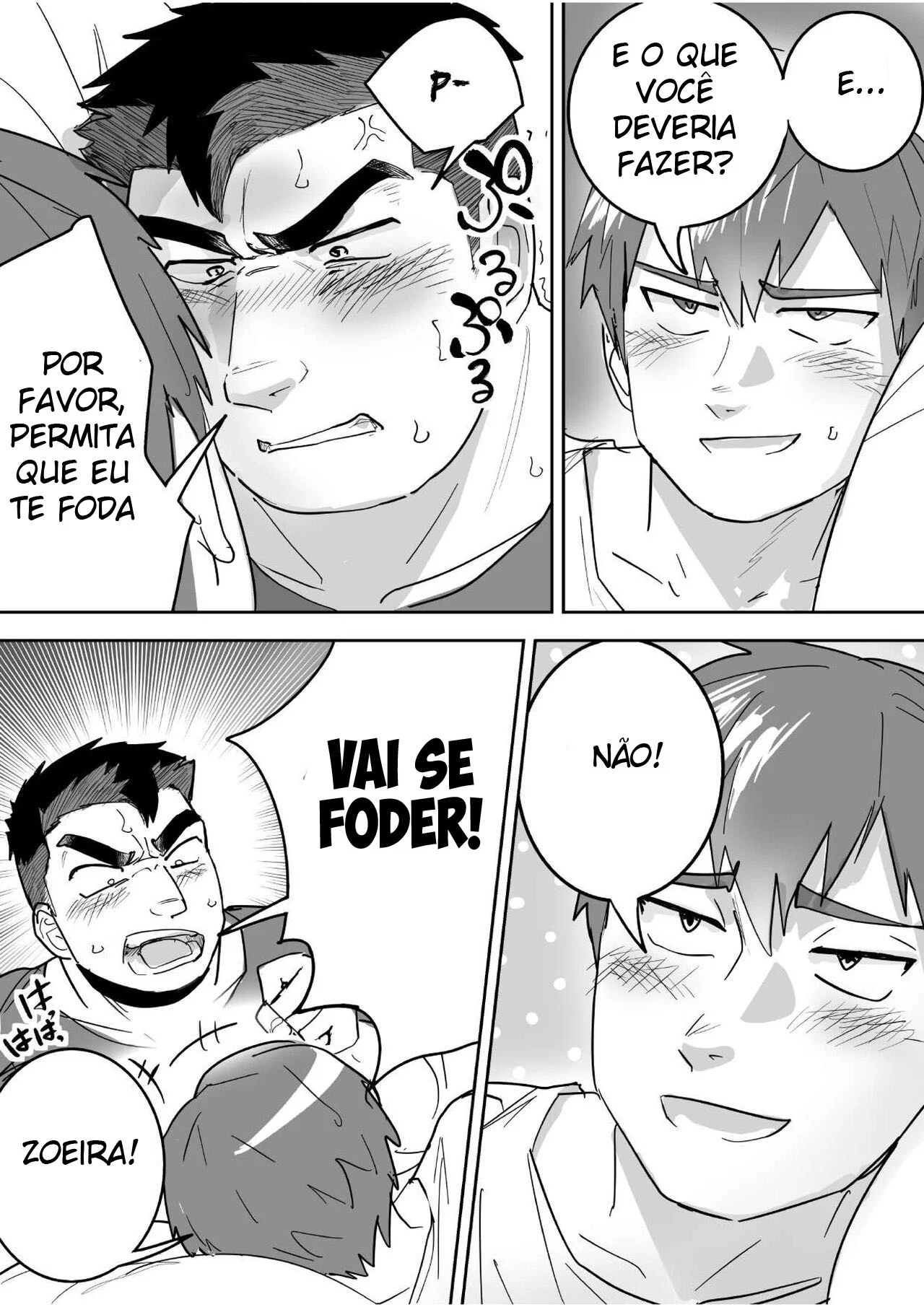 A História De Um Estudante Que Se Restringe Sexualmente, Mas Acaba Explodindo de Tesão – Hentai Gay – Versão em Português