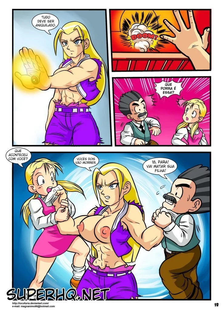 Android 18 Pelada Hentai Lésbico – Dragon Ball Porno – Alta Qualidade em PT-BR