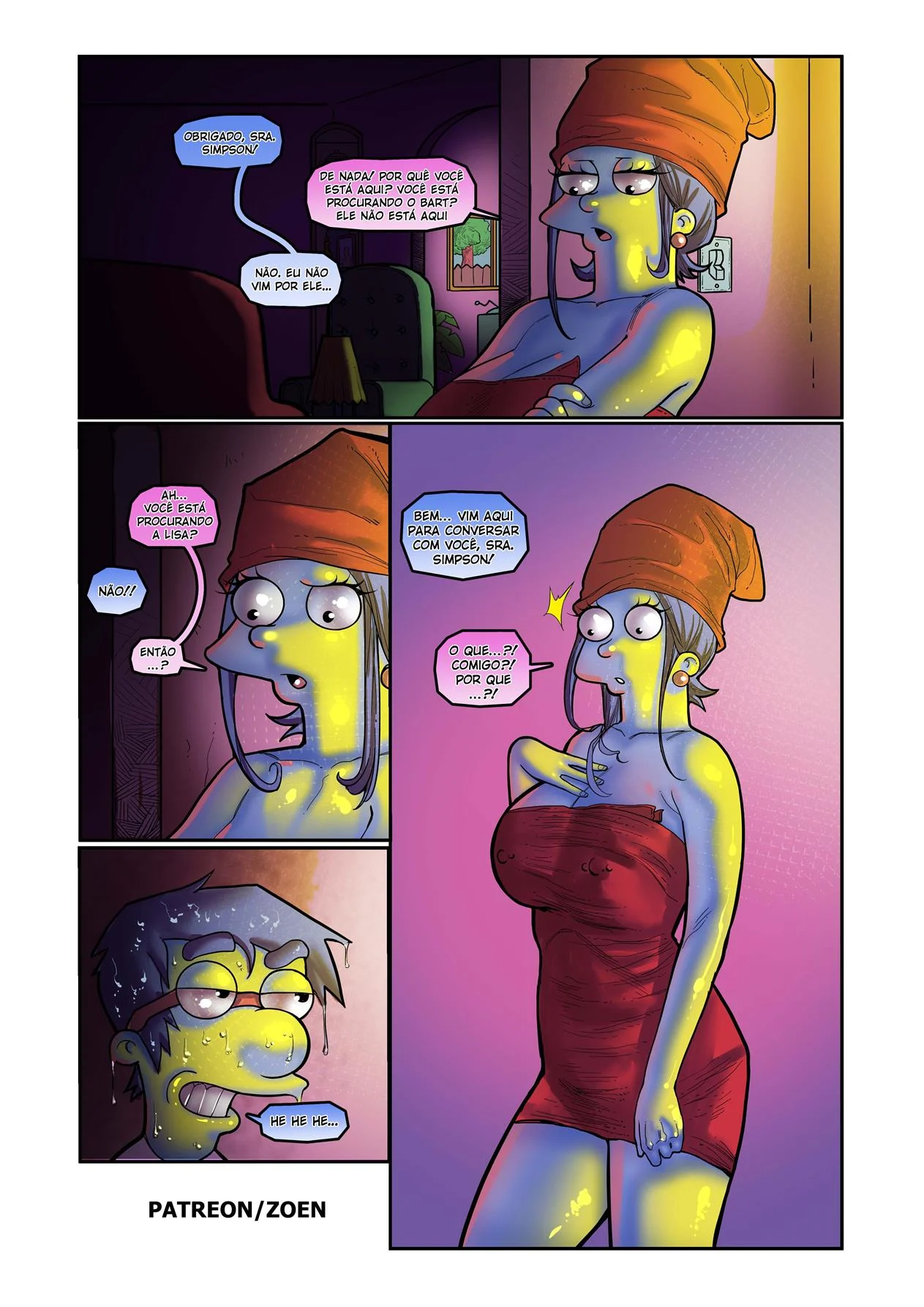 A milf e o virgem – Cartoon Pornô – Versão PT-BR