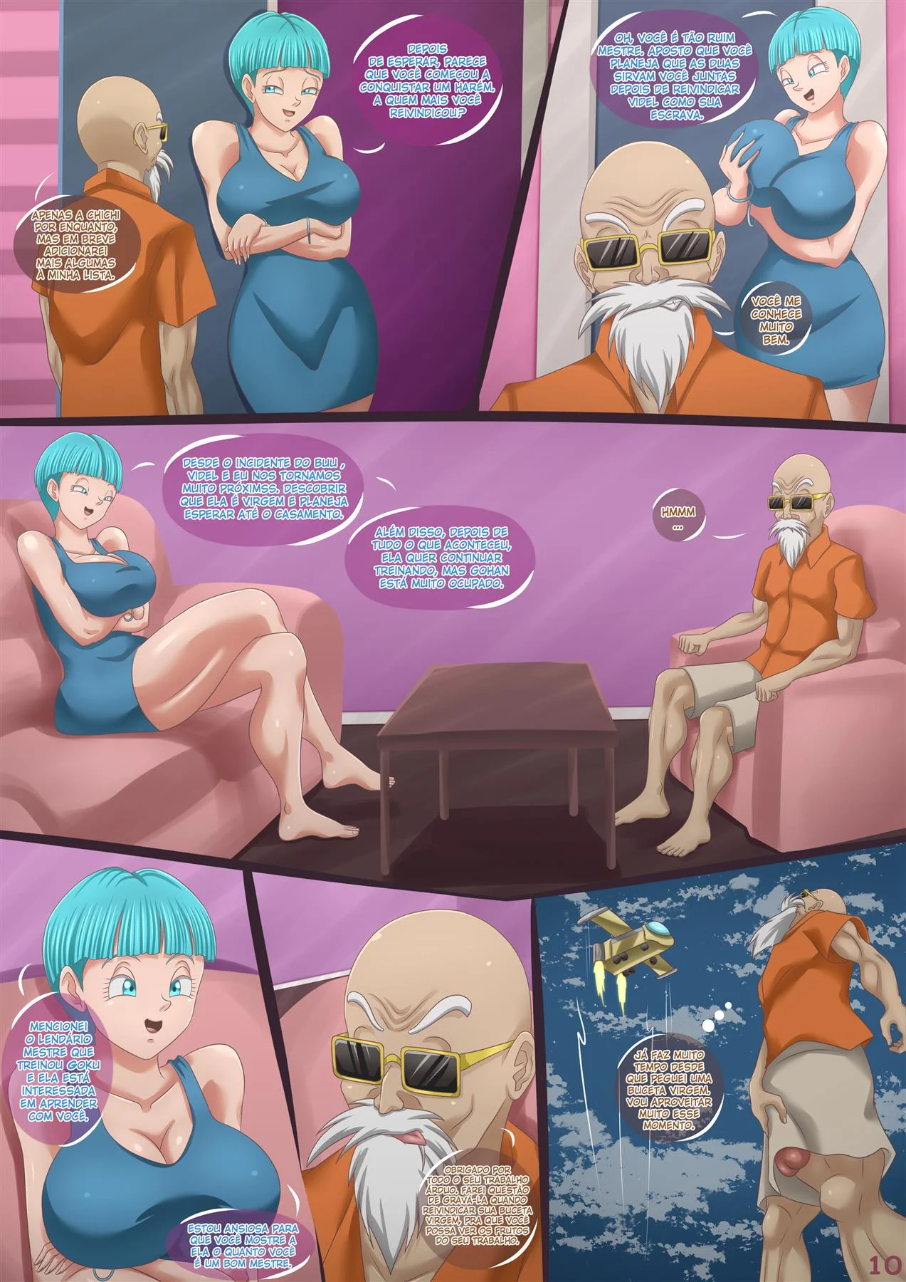 As conquistas do Mestre Kame 2 – Manga Hentai – Versão PT-BR