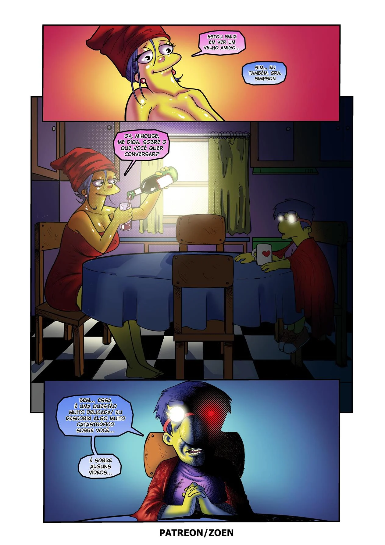 A milf e o virgem – Cartoon Pornô – Versão PT-BR