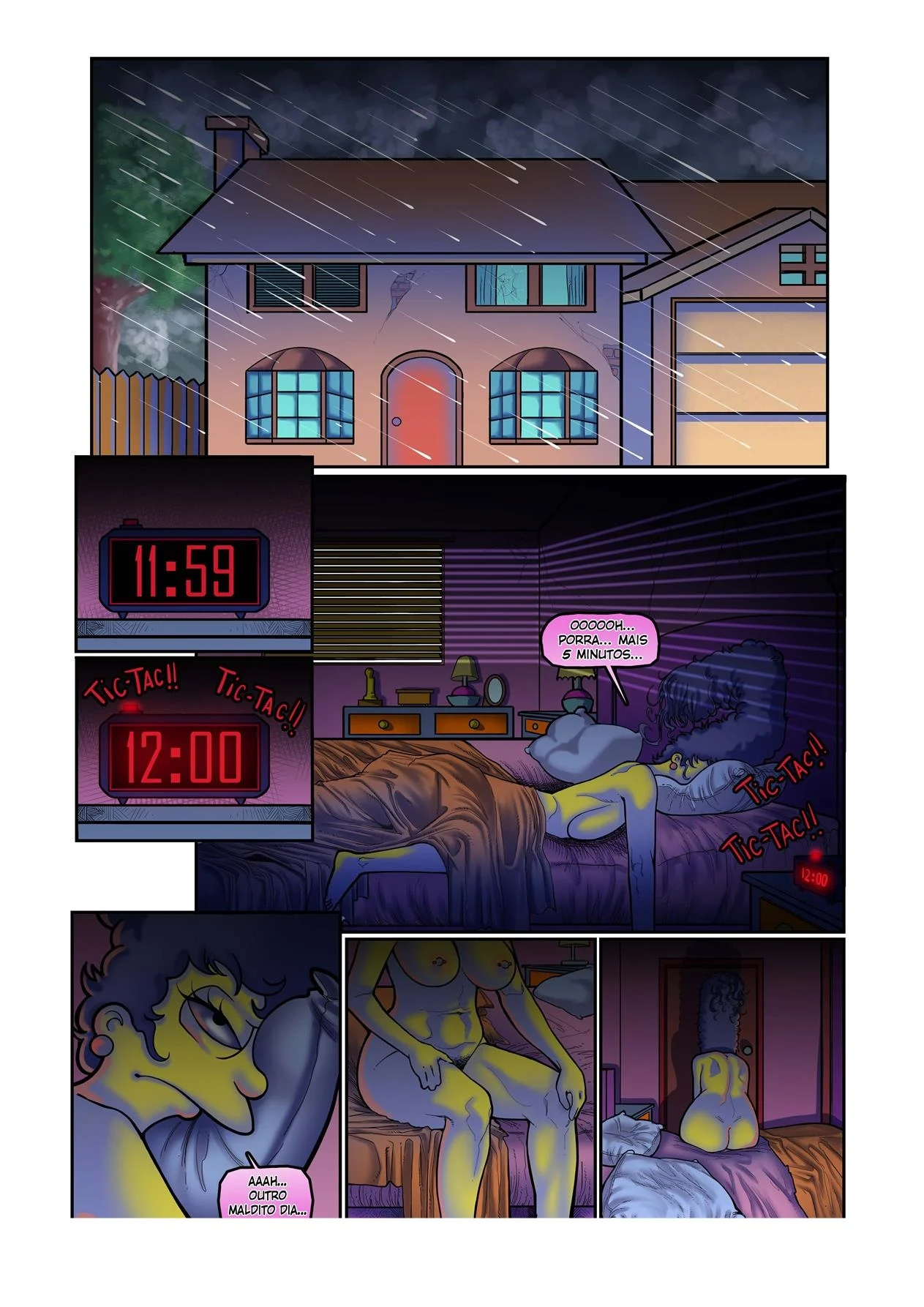 A milf e o virgem – Cartoon Pornô – Versão PT-BR