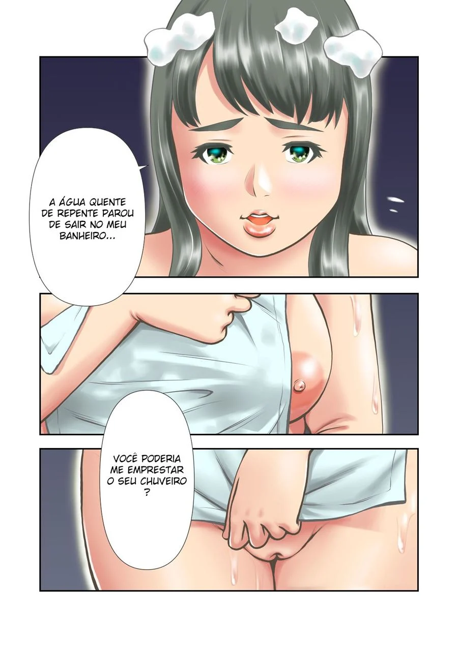 A Minha Vizinha Gordinha e Bobinha Veio Usar Meu Chuveiro – Doujinshi – Traduzido para Português A Minha Vizinha Gordinha e Bobinha Veio Usar Meu Chuveiro – Doujinshi – Traduzido para Português