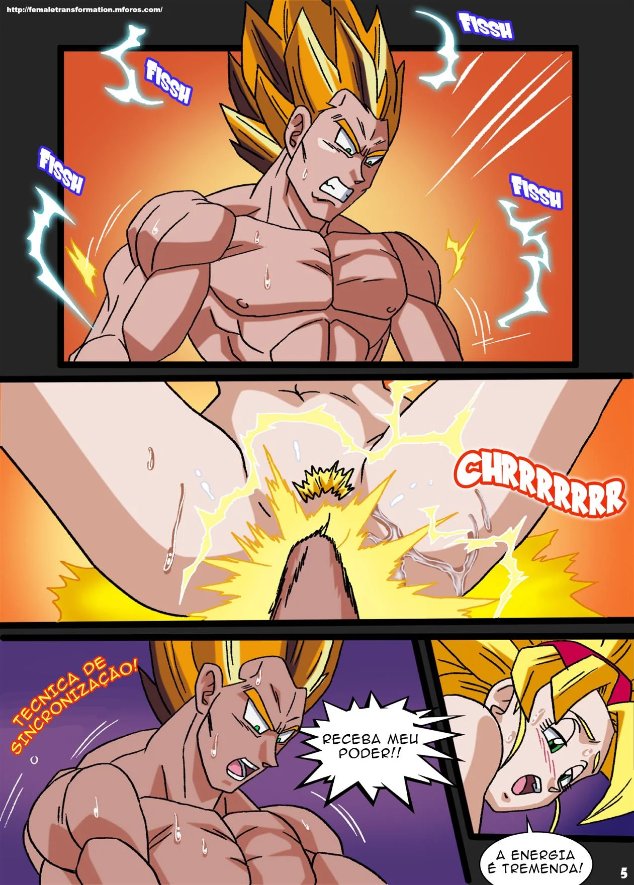 Bra a putinha saiyajin 2 – Dragon Ball Porno – Versão PT-BR