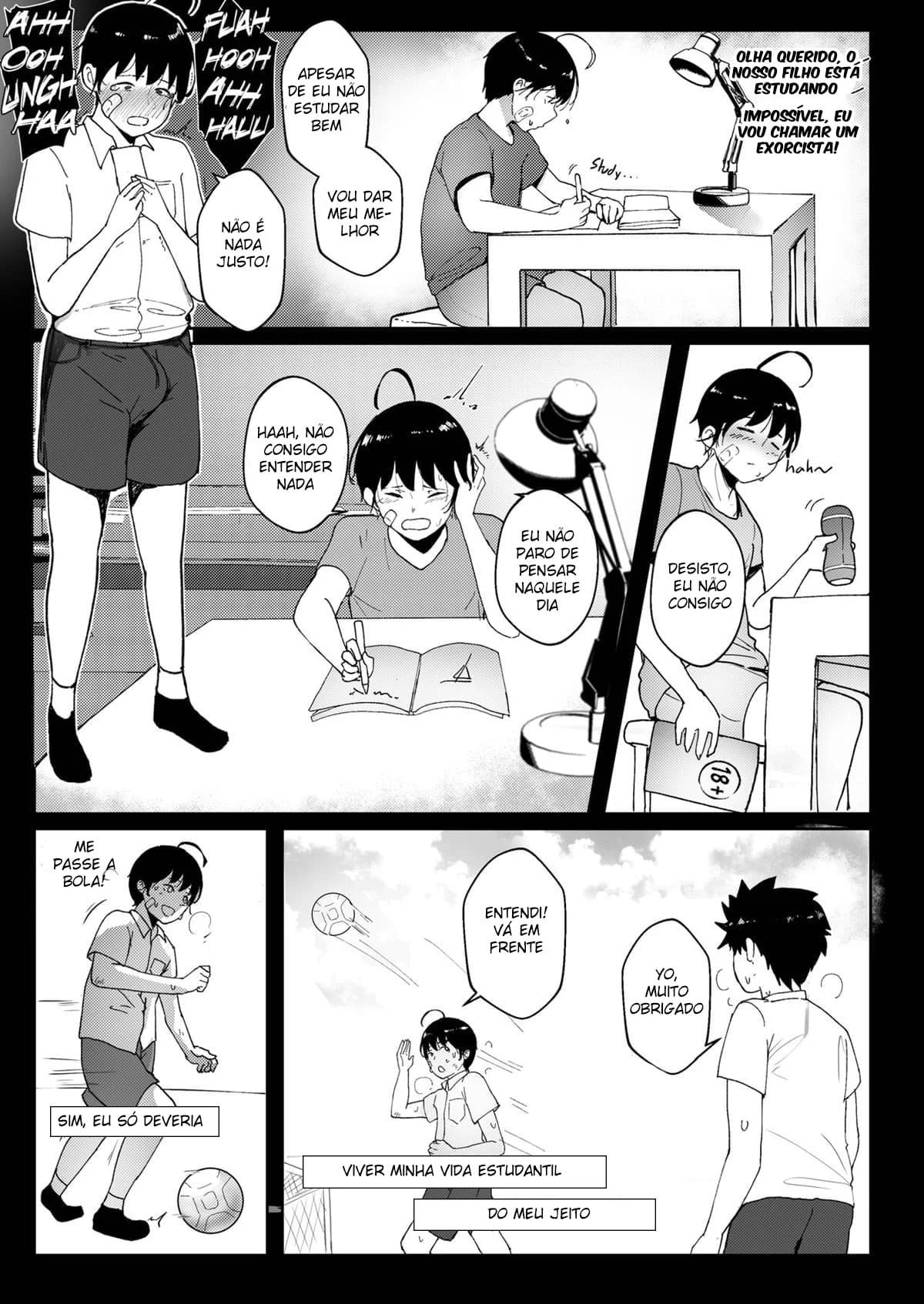 Boas Professoras 2 – Hentai Preto e Branco – Falas em PT-BR