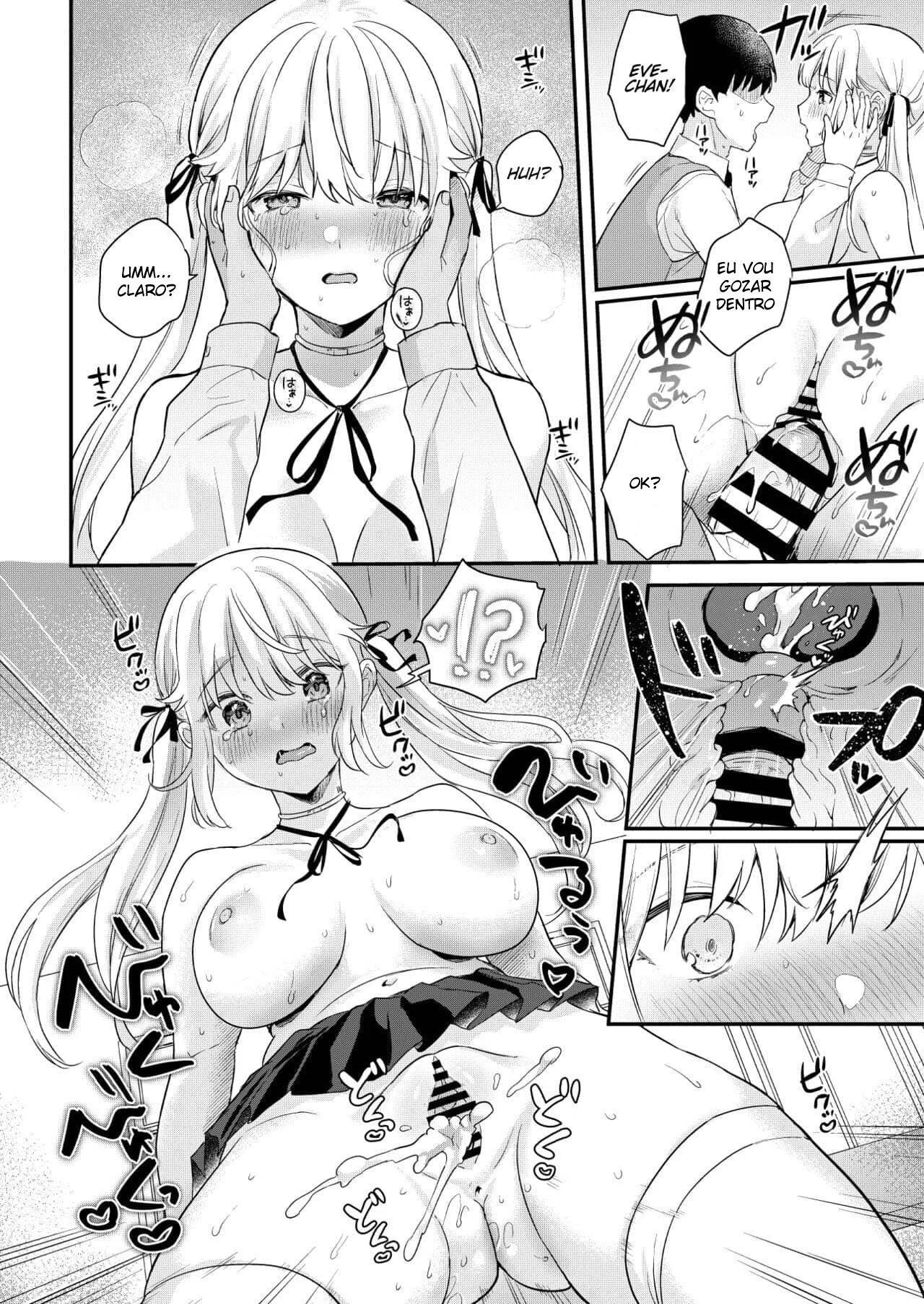 Boneca Empregada Sexual – Hentai Preto e Branco – Traduzido para Português