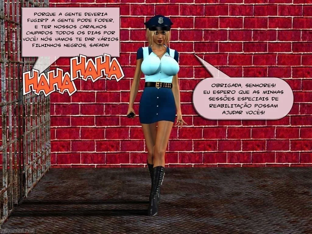 Gemendo de Prazer com uma Loira de Buceta Apertada - Hentai Safado em HQ