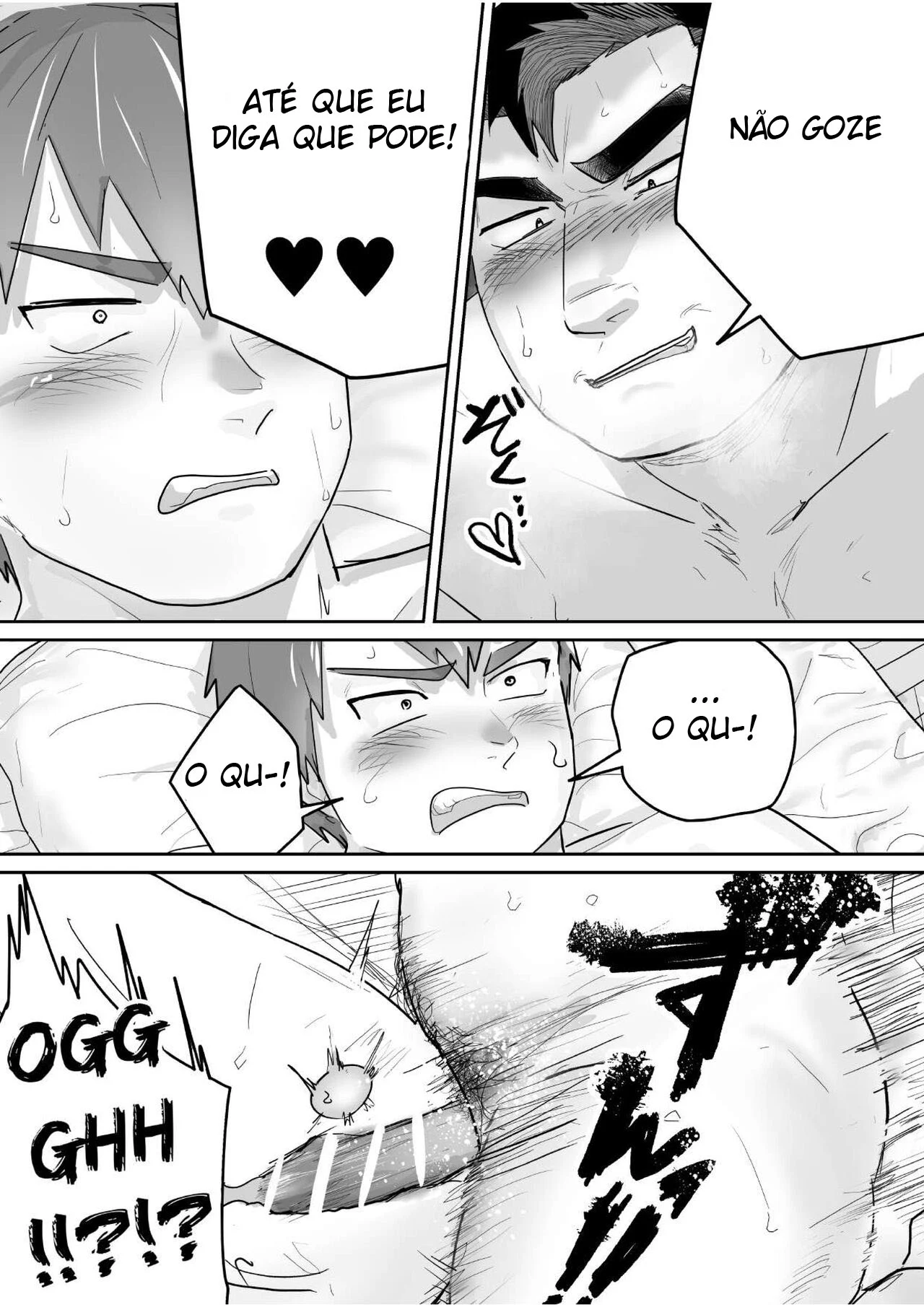 A História De Um Estudante Que Se Restringe Sexualmente, Mas Acaba Explodindo de Tesão – Hentai Gay – Versão em Português