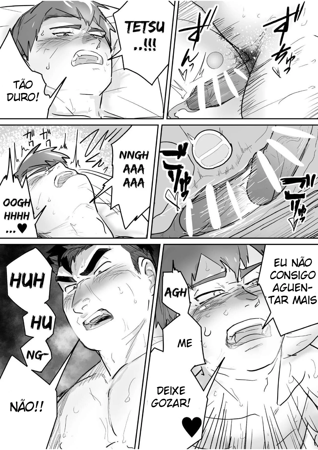 A História De Um Estudante Que Se Restringe Sexualmente, Mas Acaba Explodindo de Tesão – Hentai Gay – Versão em Português