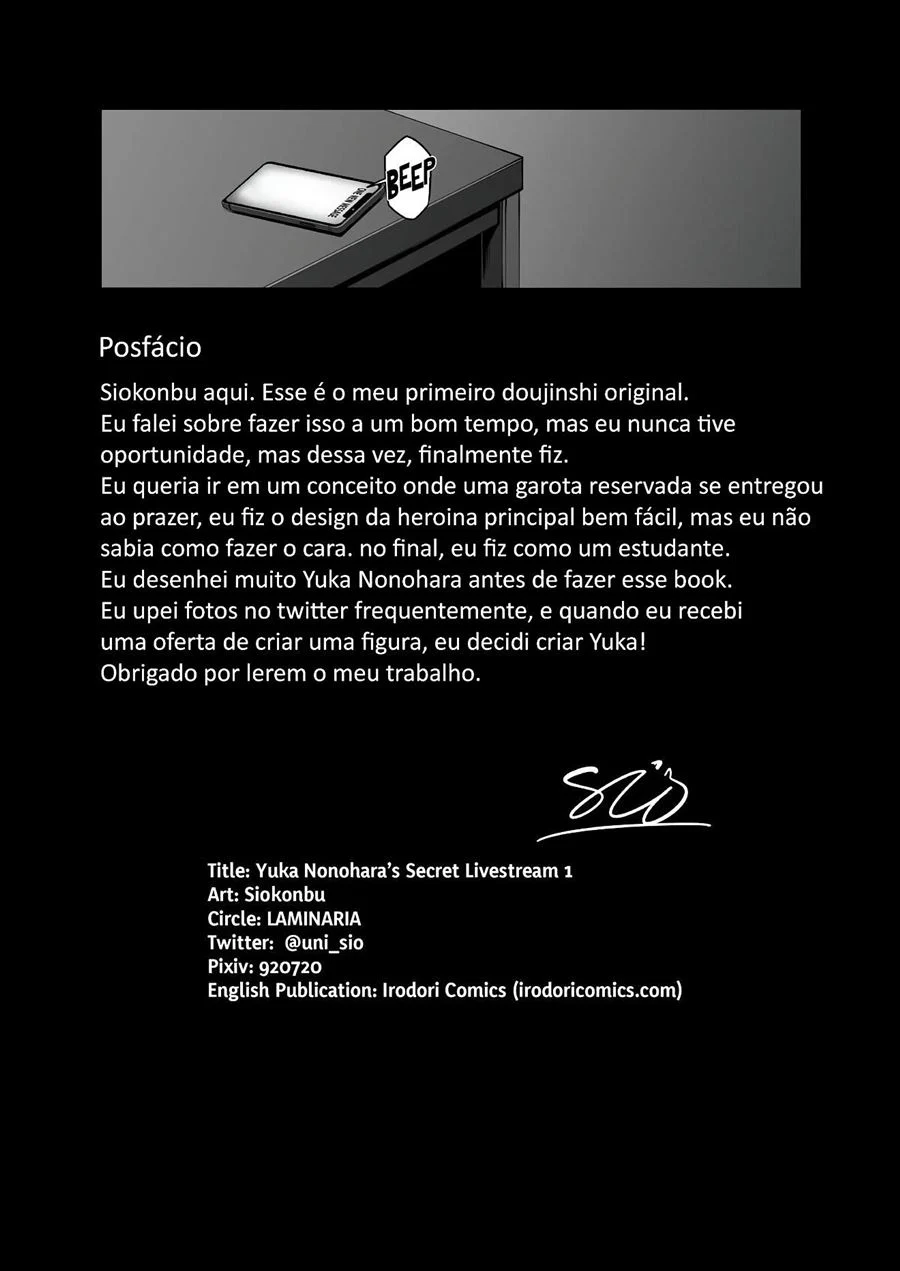 A Live Secreta de Yuka Nonohara – Hentai Preto e Branco – Versão em Português