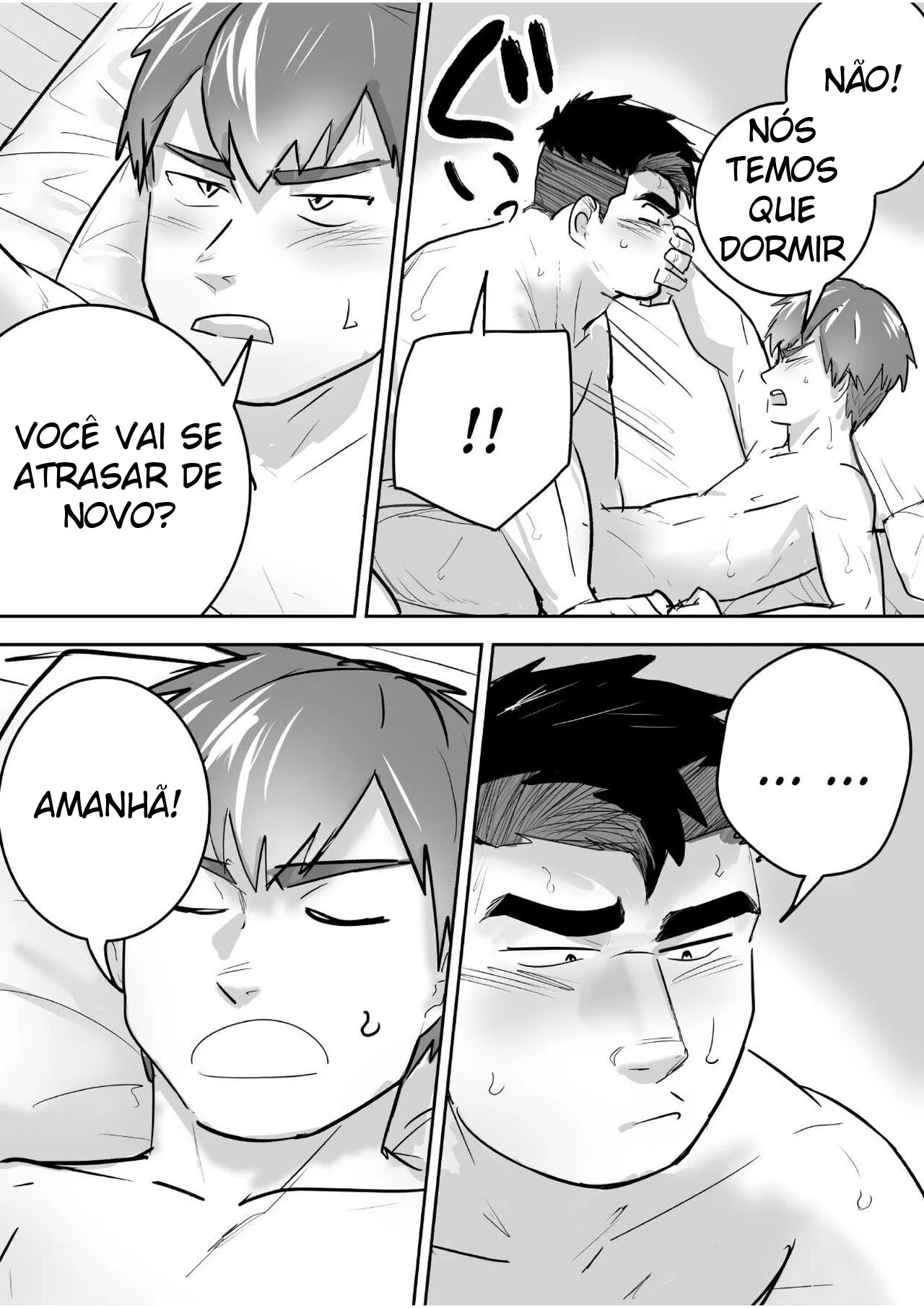 A História De Um Estudante Que Se Restringe Sexualmente, Mas Acaba Explodindo de Tesão – Hentai Gay – Versão em Português