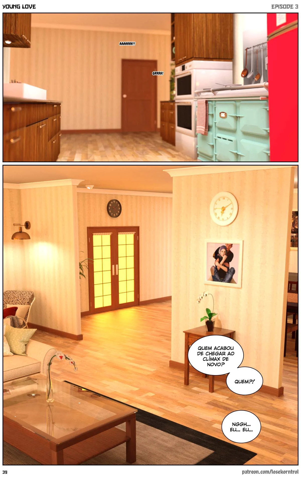 3D quadrinhos pornô: Jovem amor parte 3 – Hentai 3D – Sem Censura