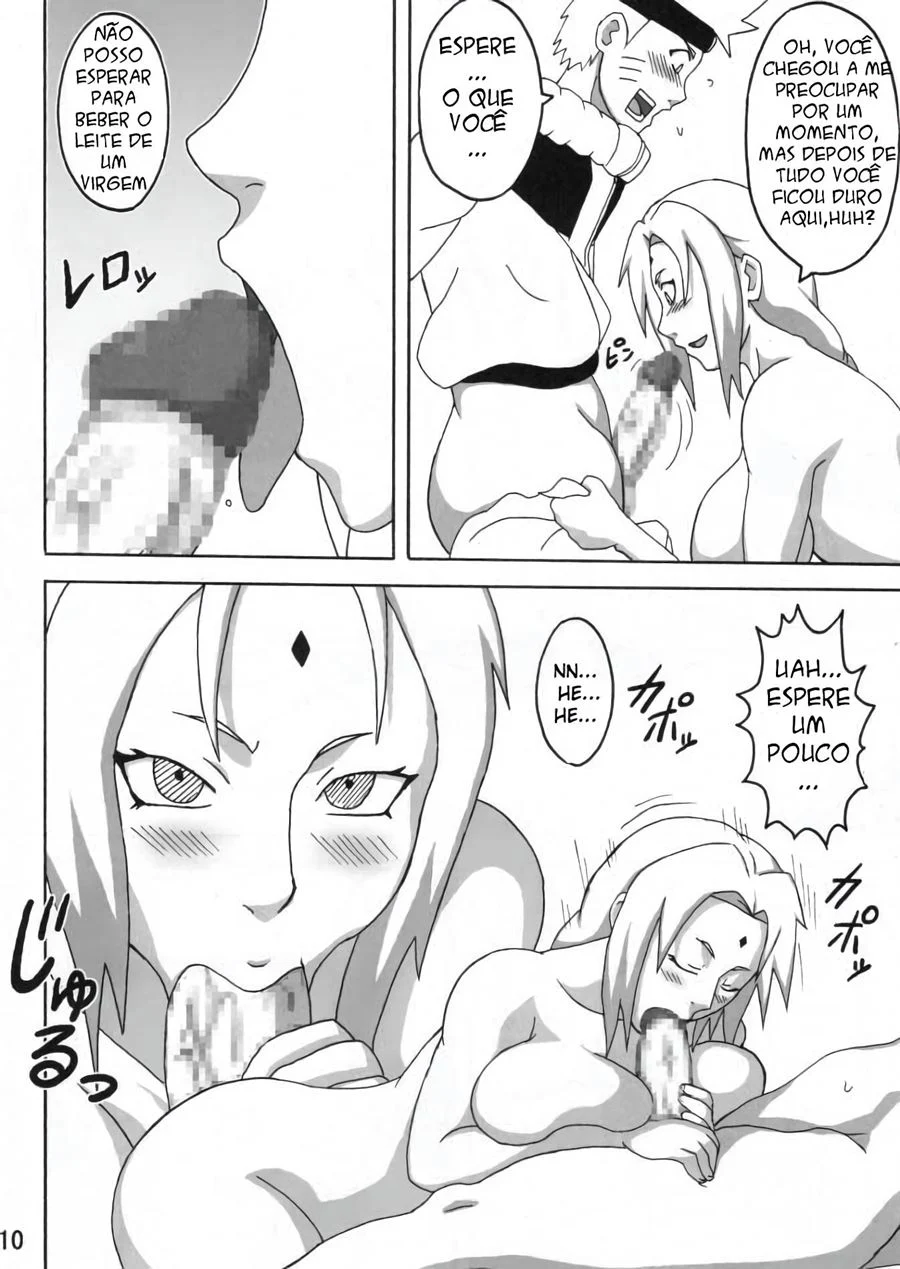 Comendo Tsunade bêbada – Naruto – Versão Completa