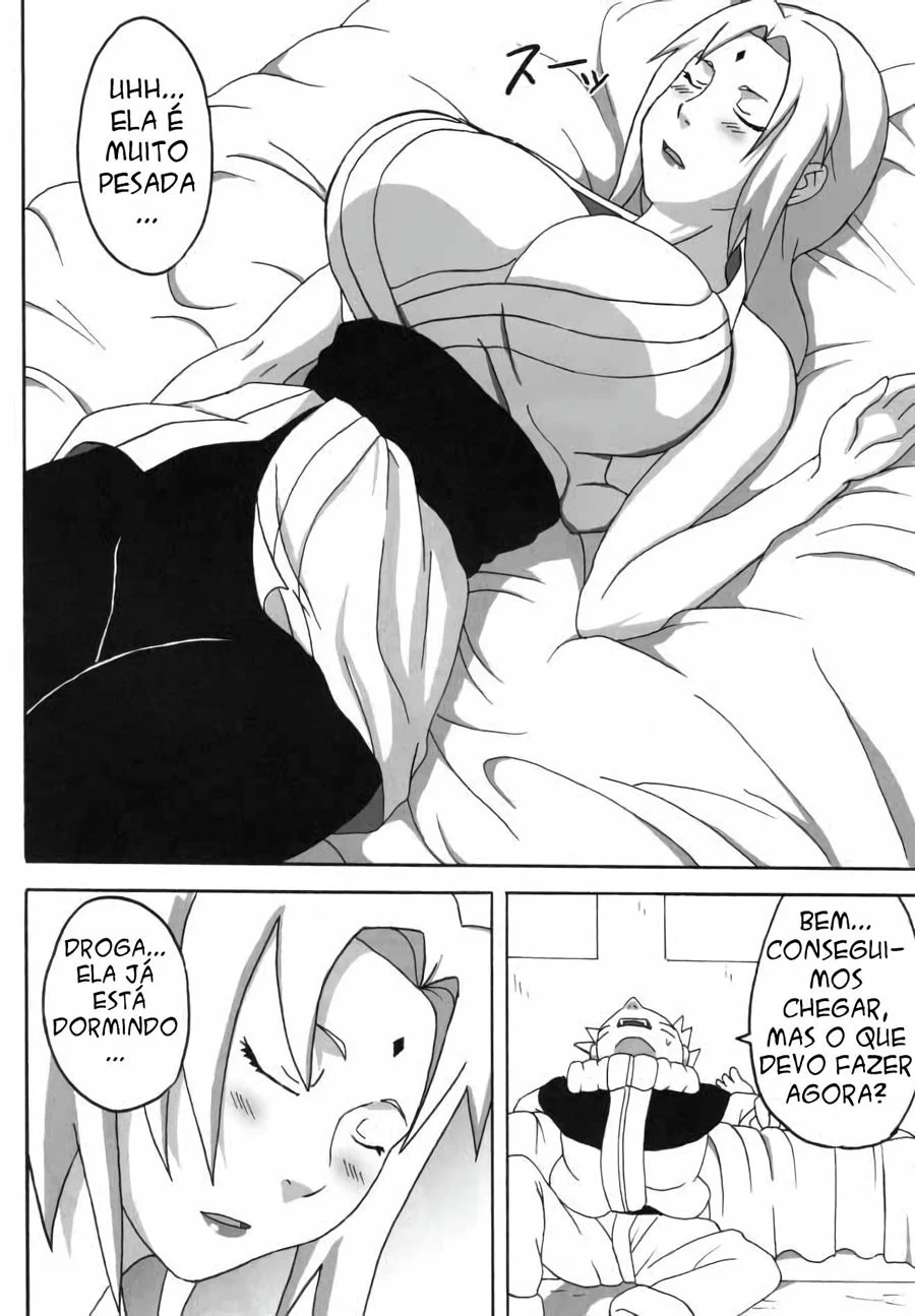 Comendo Tsunade bêbada – Naruto – Versão Completa