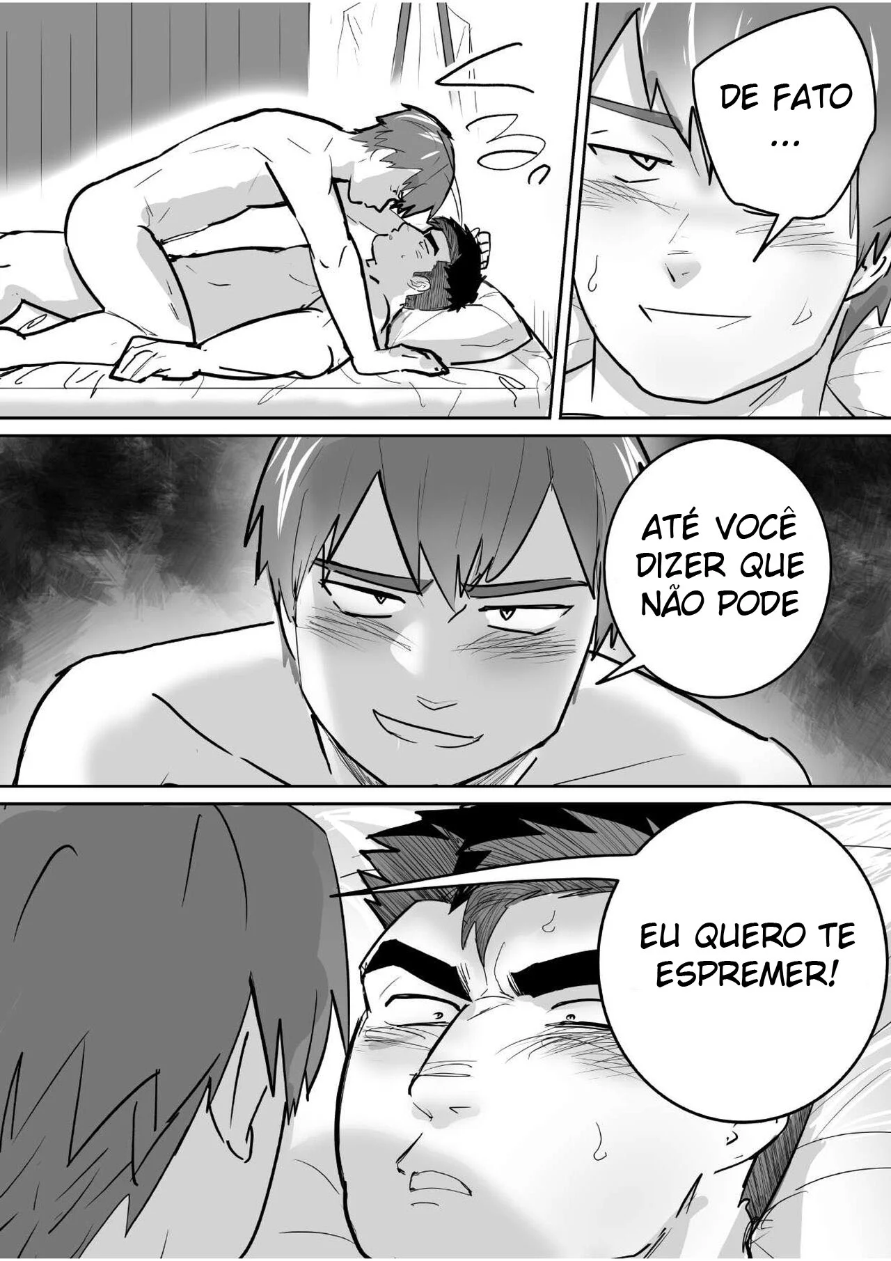 A História De Um Estudante Que Se Restringe Sexualmente, Mas Acaba Explodindo de Tesão – Hentai Gay – Versão em Português