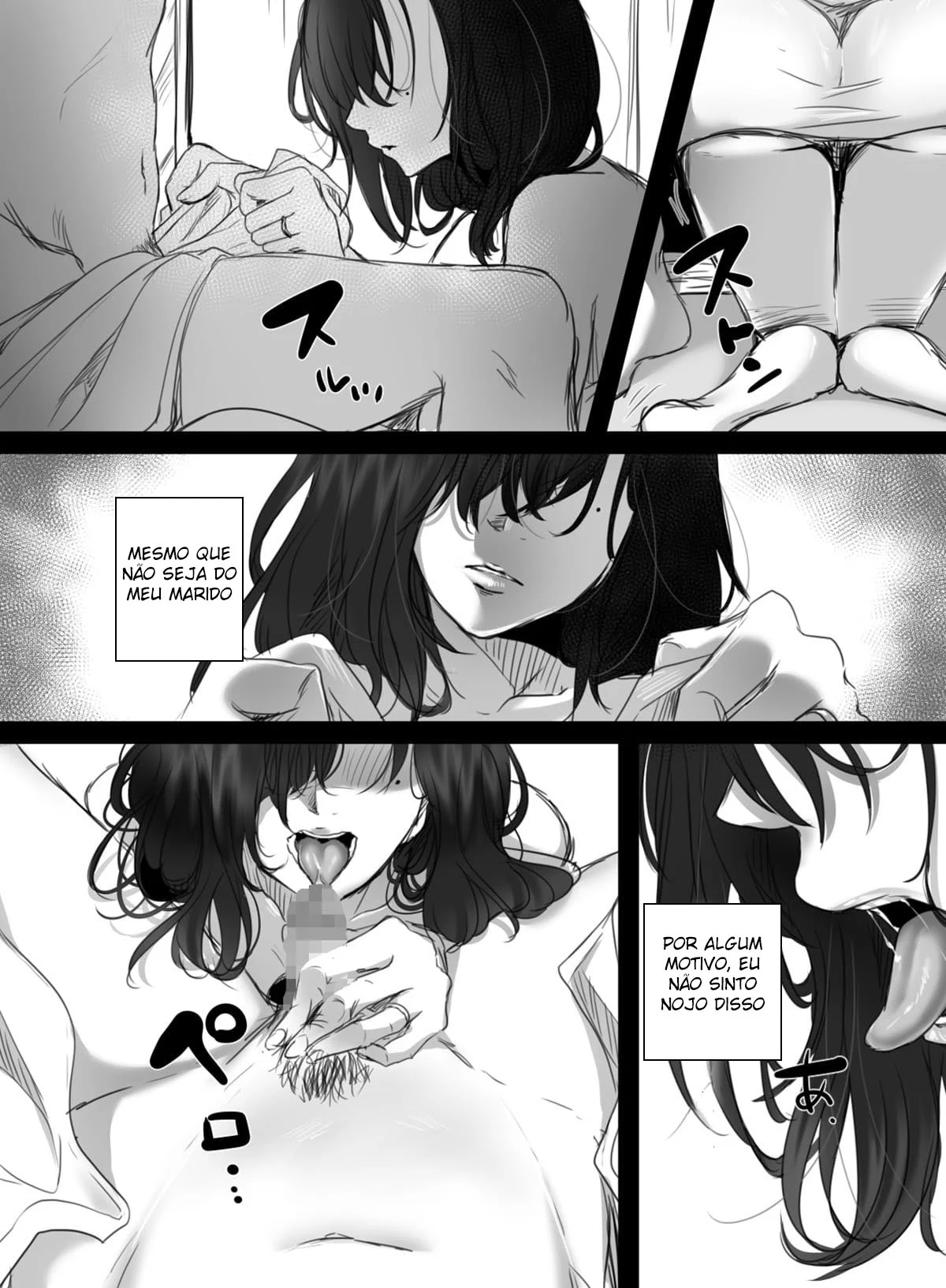 15 Minutos de Hora Extra – Hentai Preto e Branco – Traduzido para Português