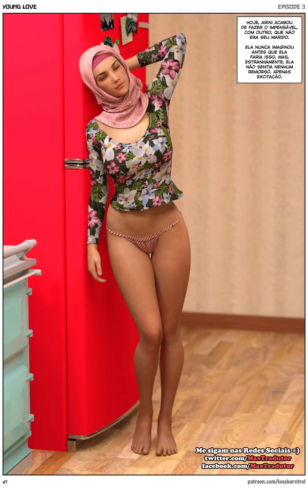 3D quadrinhos pornô: Jovem amor parte 3 – Hentai 3D – Sem Censura