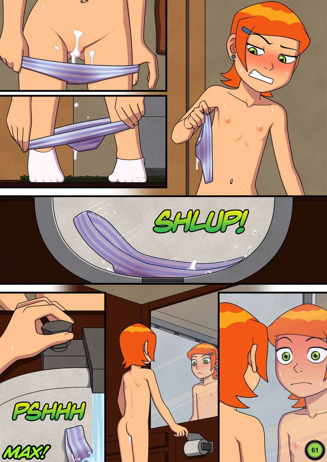 Ben 10 quadrinhos porno gozando na buceta da priminha – Ben 10 – Traduzido para Português