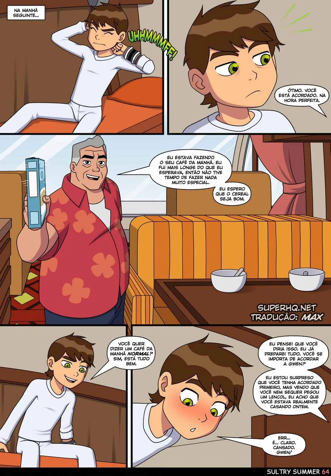 Ben 10 quadrinhos porno gozando na buceta da priminha – Ben 10 – Traduzido para Português